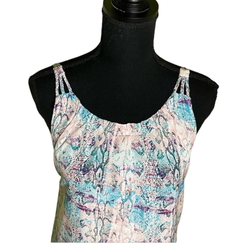 Lovers+Friends Light Pastel Python Print Maxi Dre… - image 4